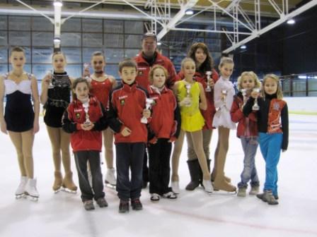Excelentes resultados del Aramón Jaca en el Campeonato de Cataluña. Seis patinadores jaqueses lograron medalla de oro.